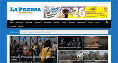 Desktop Screenshot of laprensademonclova.com