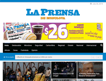 Tablet Screenshot of laprensademonclova.com